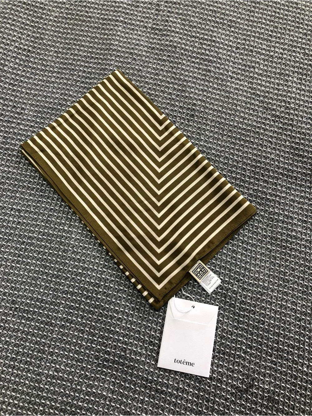 Toteme Geometric Silk Scarf